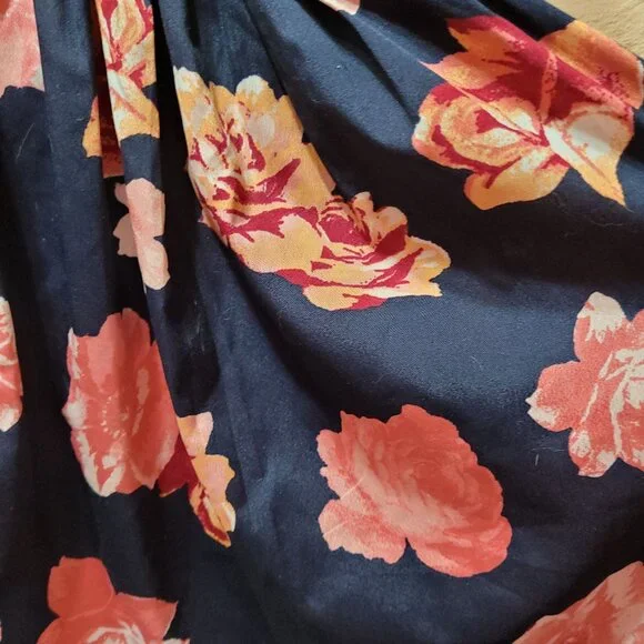 Band of Gypsies Women's Size XS Boho Floral Mini Sundress Corset Bodice Pockets - Picture 10 of 10